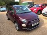 USED 2016 16 FIAT 500 1.2 LOUNGE 3d 69 BHP NEW SHAPE SUNROOF+SENSORS+BLUETOOTH+AIR-CON
