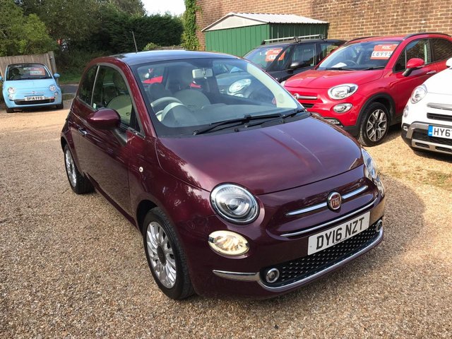 2016 16 Fiat 500 1.2 LOUNGE 3d 69 BHP NEW SHAPE