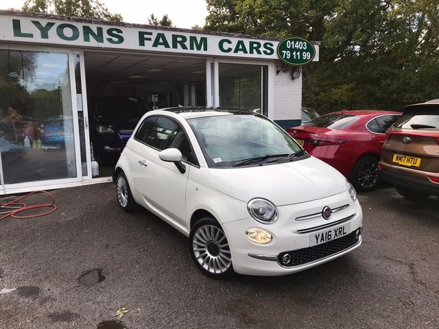 2016 16 Fiat 500 1.2 LOUNGE 3d 69 BHP NEW SHAPE *DAB*