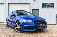 USED 2015 65 AUDI S3 2.0 S3 QUATTRO 4d 296 BHP PAN ROOF+BANG OLUFSEN+SEPANG BLUE