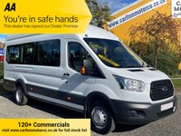 USED 2015 15 FORD TRANSIT MINIBUS 460 TDCi 125 EF LWB H/R 17 STR  [ LOW MILEAGE ]  