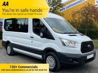 USED 2015 65 FORD TRANSIT 350 TDCi 125 L2H2 MINIBUS 12 STR [ LOW MILEAGE ] + AIR CON 