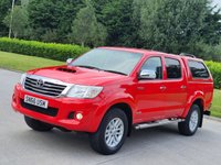 USED 2016 66 TOYOTA HI-LUX 3.0 INVINCIBLE 4X4 D-4D DCB 169 BHP 1 LADY OWNER FROM NEW  ** NO VAT **