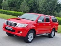 USED 2016 66 TOYOTA HI-LUX 3.0 INVINCIBLE 4X4 D-4D DCB 169 BHP 1 LADY OWNER FROM NEW  ** NO VAT **