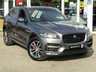 USED 2017 67 JAGUAR F-PACE 2.0 R-SPORT AWD 5d 178 BHP Finished in CORRIS GREY MET with contrasting EBONY FULL HEATED LEATHER TRIM. The Jaguar F-Pace is a large, stylish family car and one of the few SUVs on sale that is genuinely good fun to drive. It has a host of features that include Sat Nav, Ebony heated Leather, DAB Radio, Power rear Boot, Rear View Camera and much more. Gordon Lamb Jaguar Dealer serviced at 5 miles, 21193 miles and on arrival at 41040 miles by EMC. Comes with 12 Months MOT.