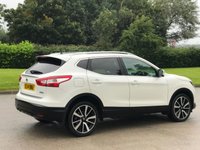 USED 2014 14 NISSAN QASHQAI 1.6 DCI TEKNA 5d 128 BHP LEATHER + SAT NAV + GLASS ROOF