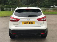 USED 2014 14 NISSAN QASHQAI 1.6 DCI TEKNA 5d 128 BHP LEATHER + SAT NAV + GLASS ROOF