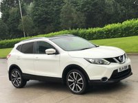 USED 2014 14 NISSAN QASHQAI 1.6 DCI TEKNA 5d 128 BHP LEATHER + SAT NAV + GLASS ROOF