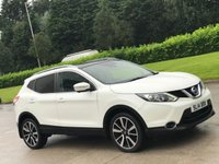 USED 2014 14 NISSAN QASHQAI 1.6 DCI TEKNA 5d 128 BHP LEATHER + SAT NAV + GLASS ROOF