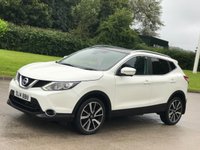 USED 2014 14 NISSAN QASHQAI 1.6 DCI TEKNA 5d 128 BHP LEATHER + SAT NAV + GLASS ROOF