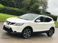 USED 2014 14 NISSAN QASHQAI 1.6 DCI TEKNA 5d 128 BHP LEATHER + SAT NAV + GLASS ROOF