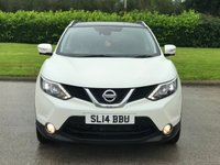 USED 2014 14 NISSAN QASHQAI 1.6 DCI TEKNA 5d 128 BHP LEATHER + SAT NAV + GLASS ROOF