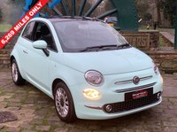 USED 2019 19 FIAT 500 1.2 LOUNGE 3d 69 BHP Stunning 2019 Fiat 500 Lounge in smooth mint green, having covered only 6269 miles from brand new !!!!! Bespoke price just &pound;8495.00