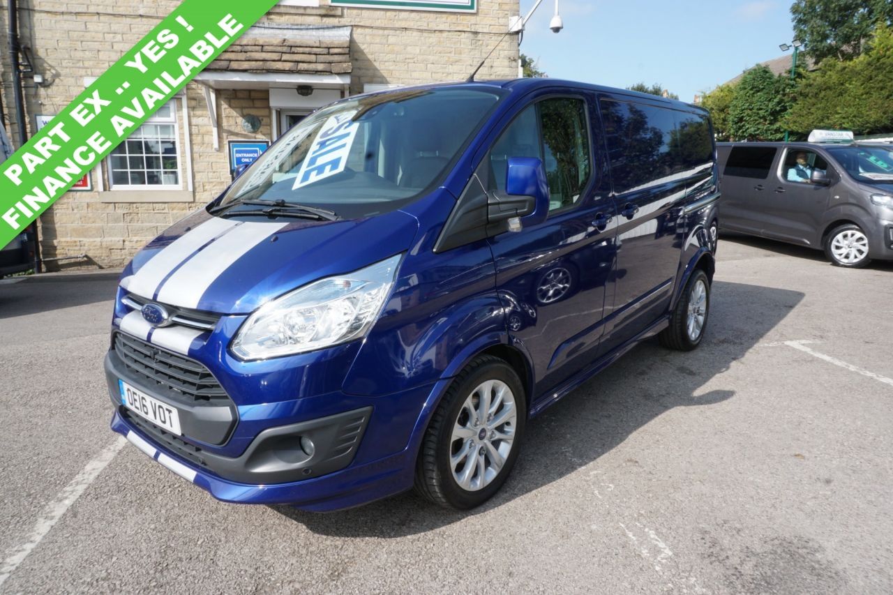 ford transit custom deep impact blue