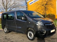 USED 2016 16 VAUXHALL VIVARO 1.6 COMBI MINIBUS SHUTTLE CDTI ECOFLEX AIR-CON T/SLD 
