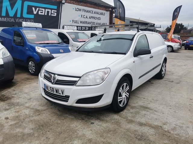 used vauxhall astra vans