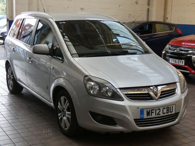 2012 12 Vauxhall Zafira 1.6 DESIGN 5d 113 BHP