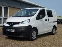USED 2015 64 NISSAN NV200 1.5 DCI ACENTA 90 BHP www.suffolkcarcentre.co.uk - Located at Reydon