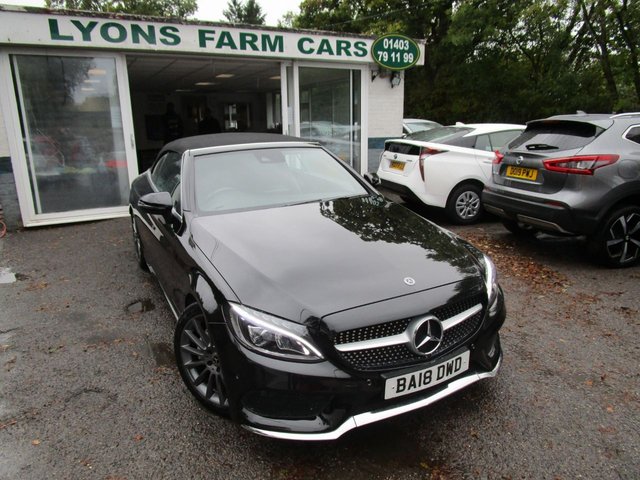 2018 18 Mercedes-Benz C Class 2.0 C 200 AMG LINE 2d 181 BHP AUTOMATIC CONVERTIBLE