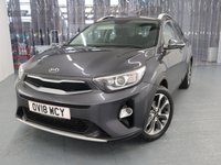 USED 2018 18 KIA STONIC 1.0 2 ISG 5d 118 BHP ONE LADY OWNER FROM NEW. GREAT KIA SERVICE HISTORY A EURO 6 CAR