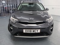 USED 2018 18 KIA STONIC 1.0 2 ISG 5d 118 BHP ONE LADY OWNER FROM NEW. GREAT KIA SERVICE HISTORY A EURO 6 CAR