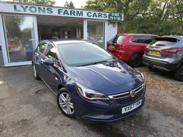 2017 67 Vauxhall Astra 1.6 DESIGN CDTI ECOTEC S/S 5d 108 BHP *VAT QUALIFYING*