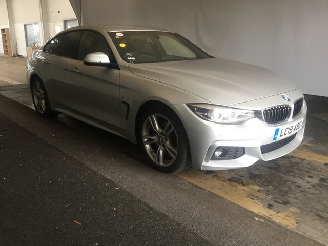 2019 19 BMW 4 SERIES 2.0 420D M SPORT GRAN COUPE 4d 188 BHP
