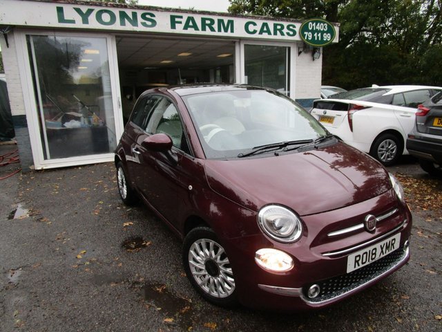 2018 18 Fiat 500 1.2 LOUNGE 3d 69 BHP NEW SHAPE *7