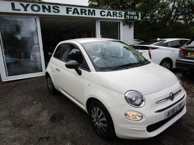 2016 16 Fiat 500 1.2 POP 3d 69 BHP NEW SHAPE