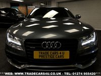 USED 2013 13 AUDI A7 3.0 TDI QUATTRO BLACK EDITION 5d 309 BHP FREE UK DELIVERY*VIDEO AVAILABLE* FINANCE ARRANGED* PART EX*HPI CLEAR