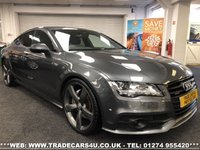 USED 2013 13 AUDI A7 3.0 TDI QUATTRO BLACK EDITION 5d 309 BHP FREE UK DELIVERY*VIDEO AVAILABLE* FINANCE ARRANGED* PART EX*HPI CLEAR