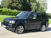 USED 2012 12 LAND ROVER RANGE ROVER SPORT 3.0 SDV6 HSE 5d 255 BHP PADDLE SHIT + LEATHER + SAT NAV