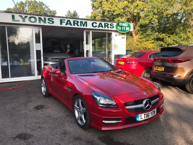 2016 16 Mercedes-Benz Slk 2.1 SLK 250 D AMG SPORT 2d 201 BHP AUTOMATIC CONVERTIBLE *VAT QUALIFYING*