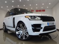 USED 2013 13 LAND ROVER RANGE ROVER 3.0 TD V6 (258 BHP) AUTOBIOGRAPHY AUTO 4X4 (S/S)..COLOSSAL SPEC..24 INCH BARUGZAI..FULL SVO BODYKIT..PANORAMIC SUNROOF..REAR ENTERTAINMENT..COLLOSAL SPEC..SIMPLY STUNNING !! 24"BARUGZAI ALLOYS + FULL SVO BODYKIT + RED LEATHER
