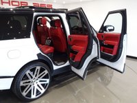 USED 2013 13 LAND ROVER RANGE ROVER 3.0 TD V6 (258 BHP) AUTOBIOGRAPHY AUTO 4X4 (S/S)..COLOSSAL SPEC..24 INCH BARUGZAI..FULL SVO BODYKIT..PANORAMIC SUNROOF..REAR ENTERTAINMENT..COLLOSAL SPEC..SIMPLY STUNNING !! 24"BARUGZAI ALLOYS + FULL SVO BODYKIT + RED LEATHER