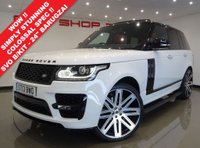 USED 2013 13 LAND ROVER RANGE ROVER 3.0 TD V6 (258 BHP) AUTOBIOGRAPHY AUTO 4X4 (S/S)..COLOSSAL SPEC..24 INCH BARUGZAI..FULL SVO BODYKIT..PANORAMIC SUNROOF..REAR ENTERTAINMENT..COLLOSAL SPEC..SIMPLY STUNNING !! 24"BARUGZAI ALLOYS + FULL SVO BODYKIT + RED LEATHER