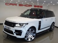 USED 2013 13 LAND ROVER RANGE ROVER 3.0 TD V6 (258 BHP) AUTOBIOGRAPHY AUTO 4X4 (S/S)..COLOSSAL SPEC..24 INCH BARUGZAI..FULL SVO BODYKIT..PANORAMIC SUNROOF..REAR ENTERTAINMENT..COLLOSAL SPEC..SIMPLY STUNNING !! 24"BARUGZAI ALLOYS + FULL SVO BODYKIT + RED LEATHER