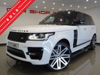 USED 2013 13 LAND ROVER RANGE ROVER 3.0 TD V6 (258 BHP) AUTOBIOGRAPHY AUTO 4X4 (S/S)..COLOSSAL SPEC..24 INCH BARUGZAI..FULL SVO BODYKIT..PANORAMIC SUNROOF..REAR ENTERTAINMENT..COLLOSAL SPEC..SIMPLY STUNNING !! 24"BARUGZAI ALLOYS + FULL SVO BODYKIT + RED LEATHER