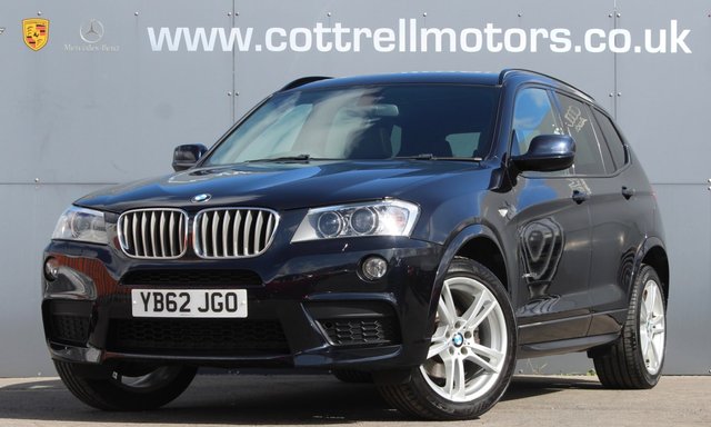 2013 62 BMW X3 3.0 XDRIVE30D M SPORT 5d 255 BHP [ PANROOF ]