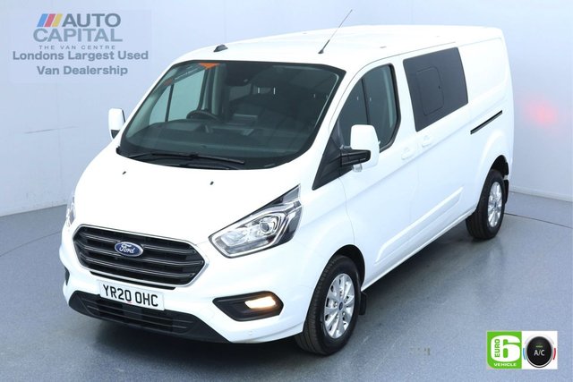 2020 20 FORD TRANSIT CUSTOM 2.0 320 Limited EcoBlue 130 Bhp L2 H1 6 Seats Combi Low Emission