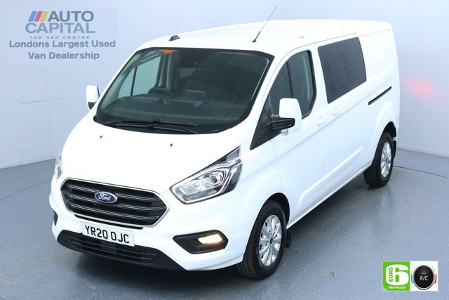 2020 20 FORD TRANSIT CUSTOM 2.0 320 Limited EcoBlue 130 Bhp L2 H1 6 Seats Combi Low Emission
