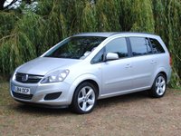 USED 2014 14 VAUXHALL ZAFIRA 1.8 EXCLUSIV 5d 120 BHP www.suffolkcarcentre.co.uk - Located at Reydon