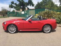 USED 2016 66 FIAT 124 1.4 SPIDER MULTIAIR LUSSO 2d 139 BHP INCREDIBLY LOW MILEAGE EXAMPLE