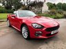USED 2016 66 FIAT 124 1.4 SPIDER MULTIAIR LUSSO 2d 139 BHP INCREDIBLY LOW MILEAGE EXAMPLE