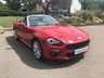 USED 2016 66 FIAT 124 1.4 SPIDER MULTIAIR LUSSO 2d 139 BHP INCREDIBLY LOW MILEAGE EXAMPLE