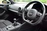 USED 2014 14 AUDI A3 2.0 TDI S LINE 5d 148 BHP FLAT BOTTOM STEERING WHEEL.