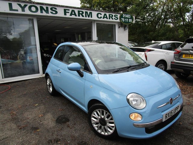 2015 15 Fiat 500 1.2 LOUNGE 3d 69 BHP