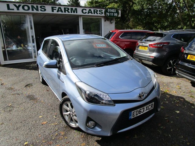 2013 63 Toyota Yaris 1.5 T SPIRIT HYBRID  5d 75 BHP AUTOMATIC