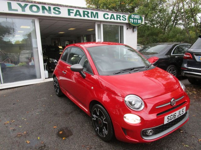 2016 16 Fiat 500 1.2 S (SPORT) 3d 69 BHP NEW SHAPE *7