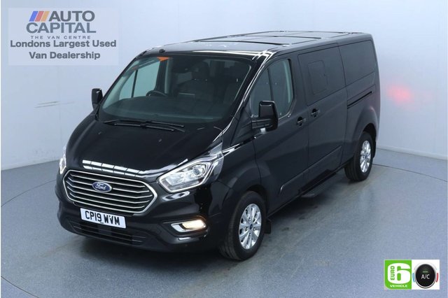 2019 19 FORD TOURNEO CUSTOM 2.0 320 Titanium L2 Auto 130 BHP 9 Seats Minibus Low Emission